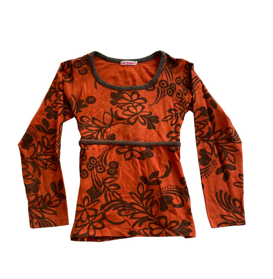 Vintage M&C Brothers Orange Top